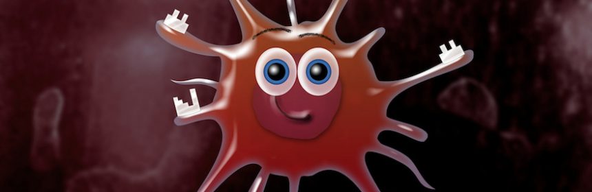 Cartoon of a Dendritic cell