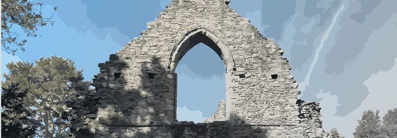 Stone monastery ruins