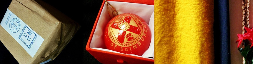 University of Edinburgh festive bauble gift by Pingked (Flickr) CC BY-NC