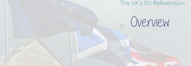 The EU, Scotland, and UK flags.