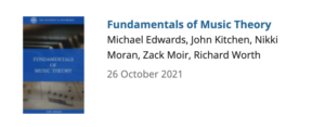 Book cover for Fundamentals of Music Theory