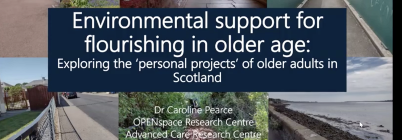Titlecard: Dr Caroline Pearce, OpenSpace Research Center, Advanced Care Research Centre