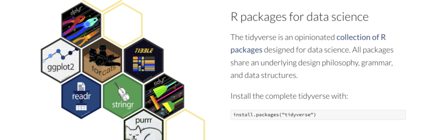 R packages for data science