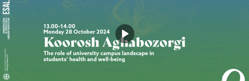 text: The role of university campus landscape in student’s health and well-being