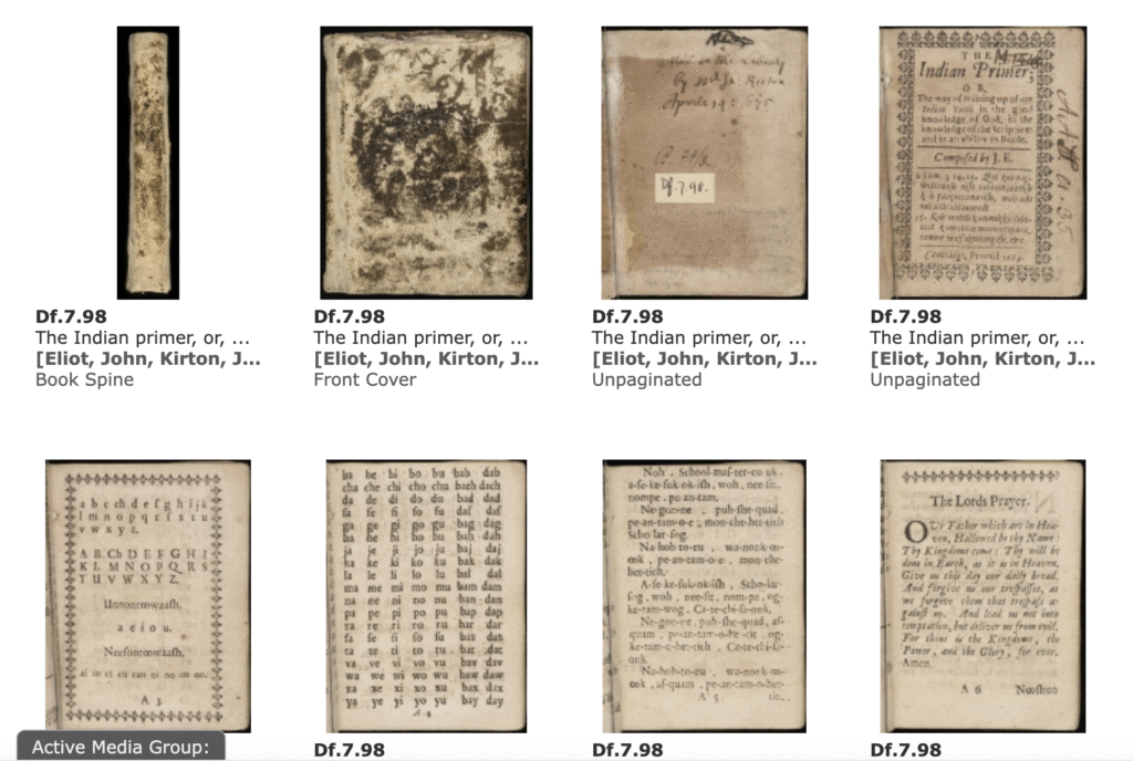 Indian Primer Digitised pages