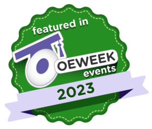 Featured in Open Education Week badge