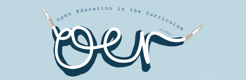 OER logo on a pale blue background