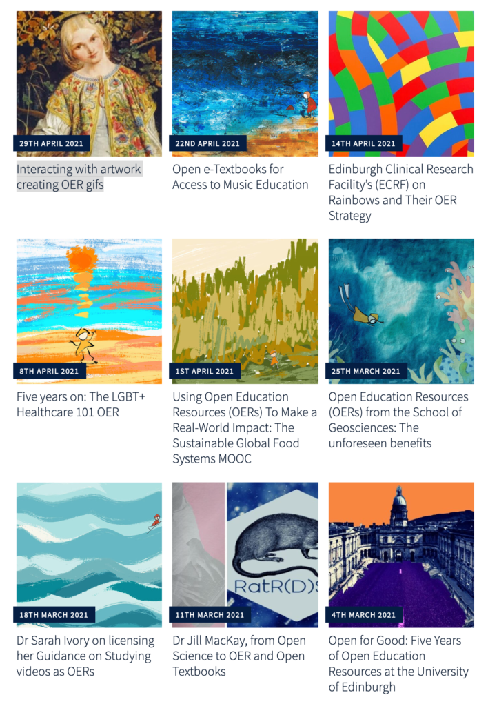 Screen capture of Teaching Matters blog